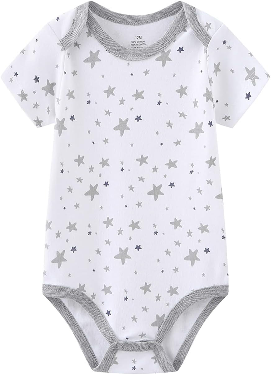 Newborn Baby Clothes Set Onesies Short Sleeve Baby Boy Pants Baby Girl Bodysuits Baby Layette Sets